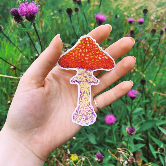 Fly Agaric Vinyl Sticker