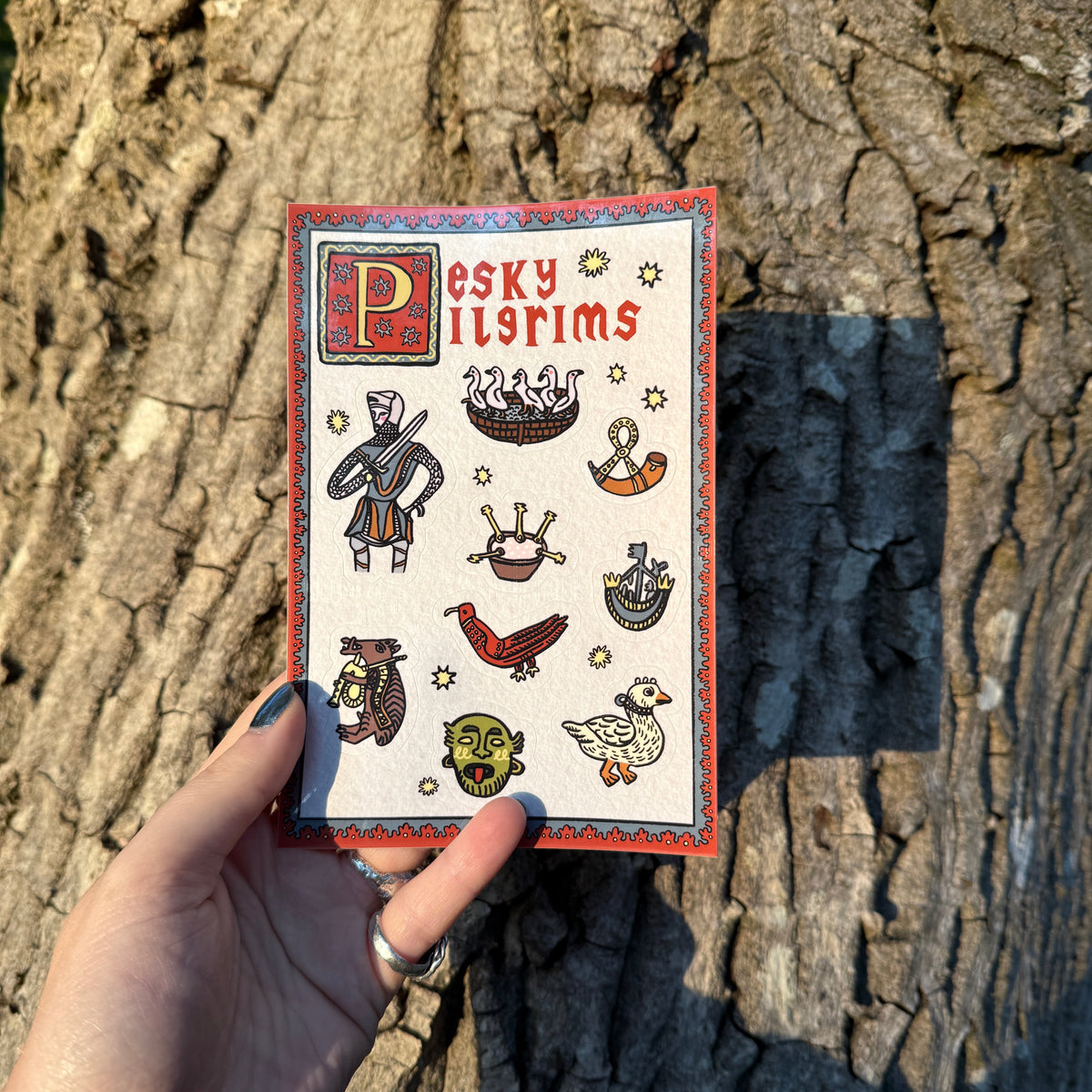 Pesky Pilgrims Sticker Sheet
