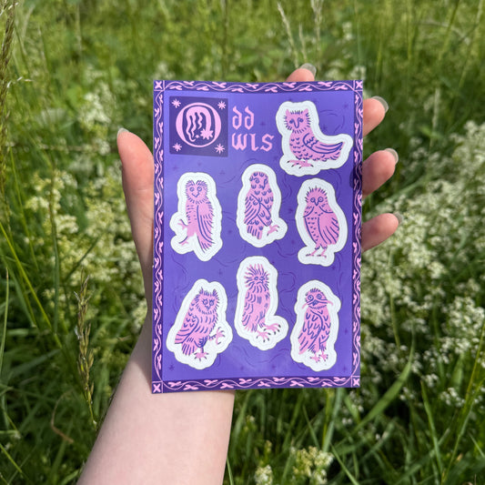 Odd Owls Sticker Sheet