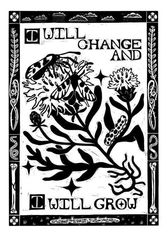 I will change and I will grow Giclée Art Print