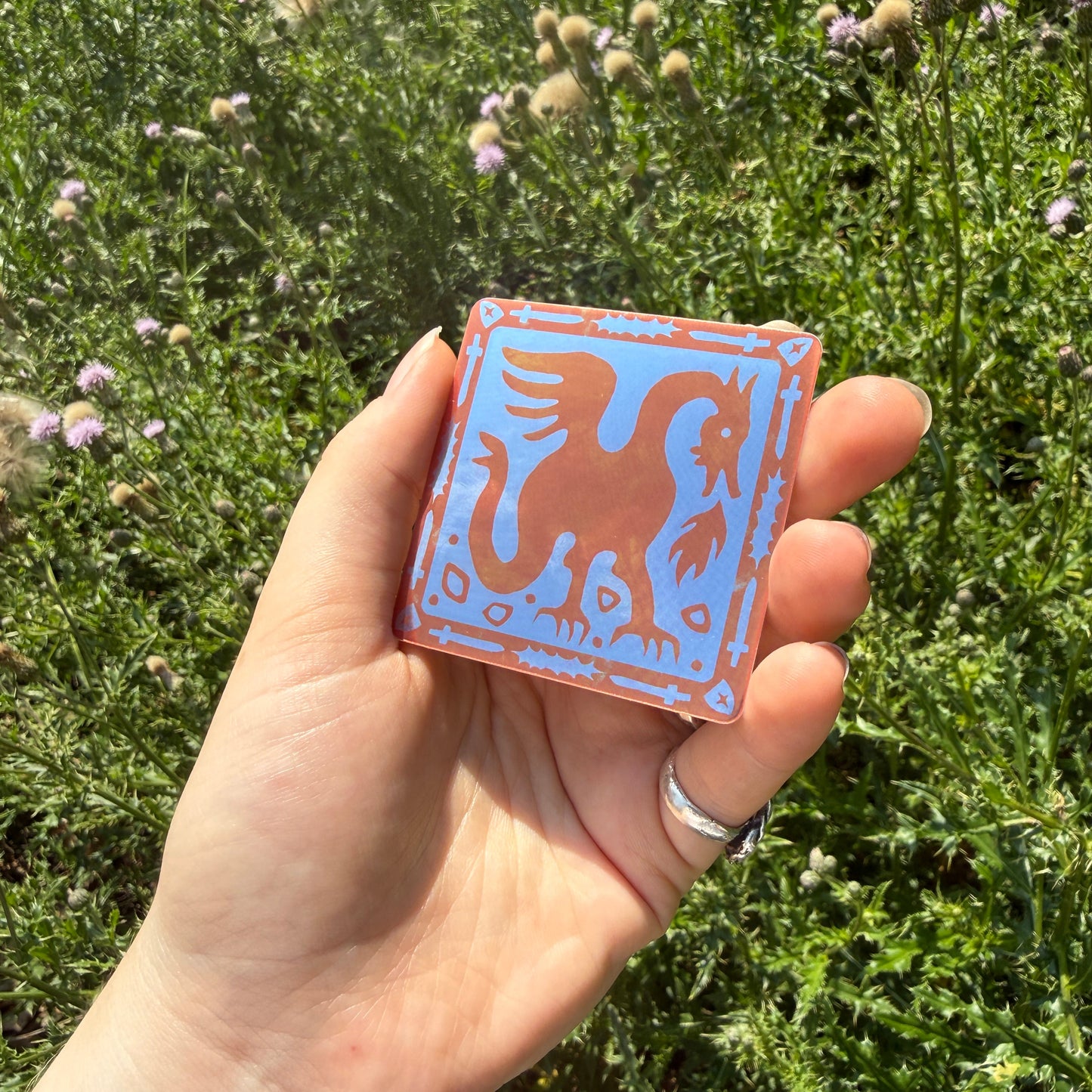 Medieval Dragon Sticker