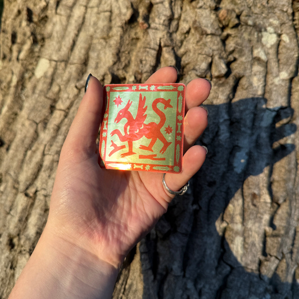 Medieval Griffin Sticker