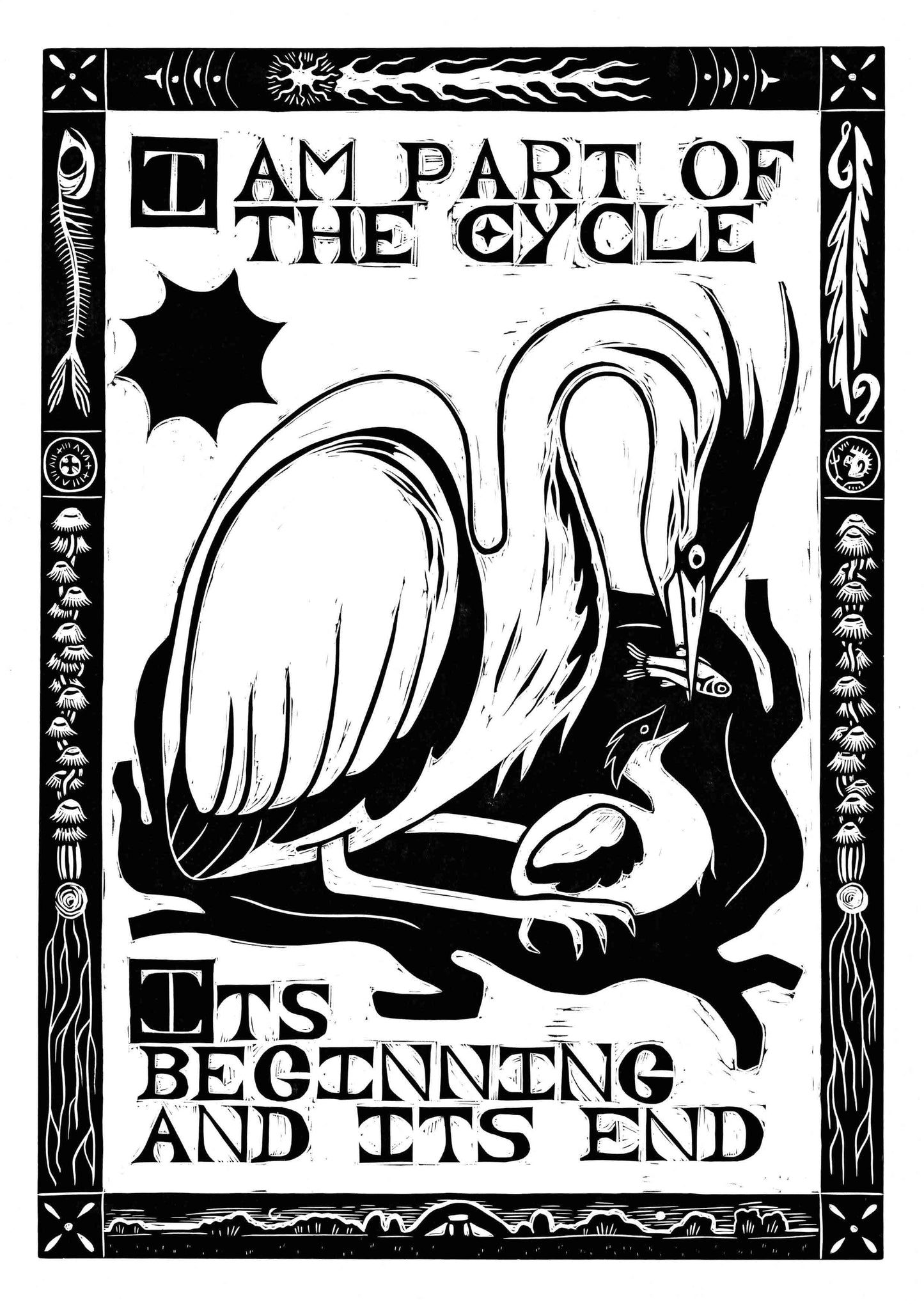 I am Part of the Cycle Giclee Art Print