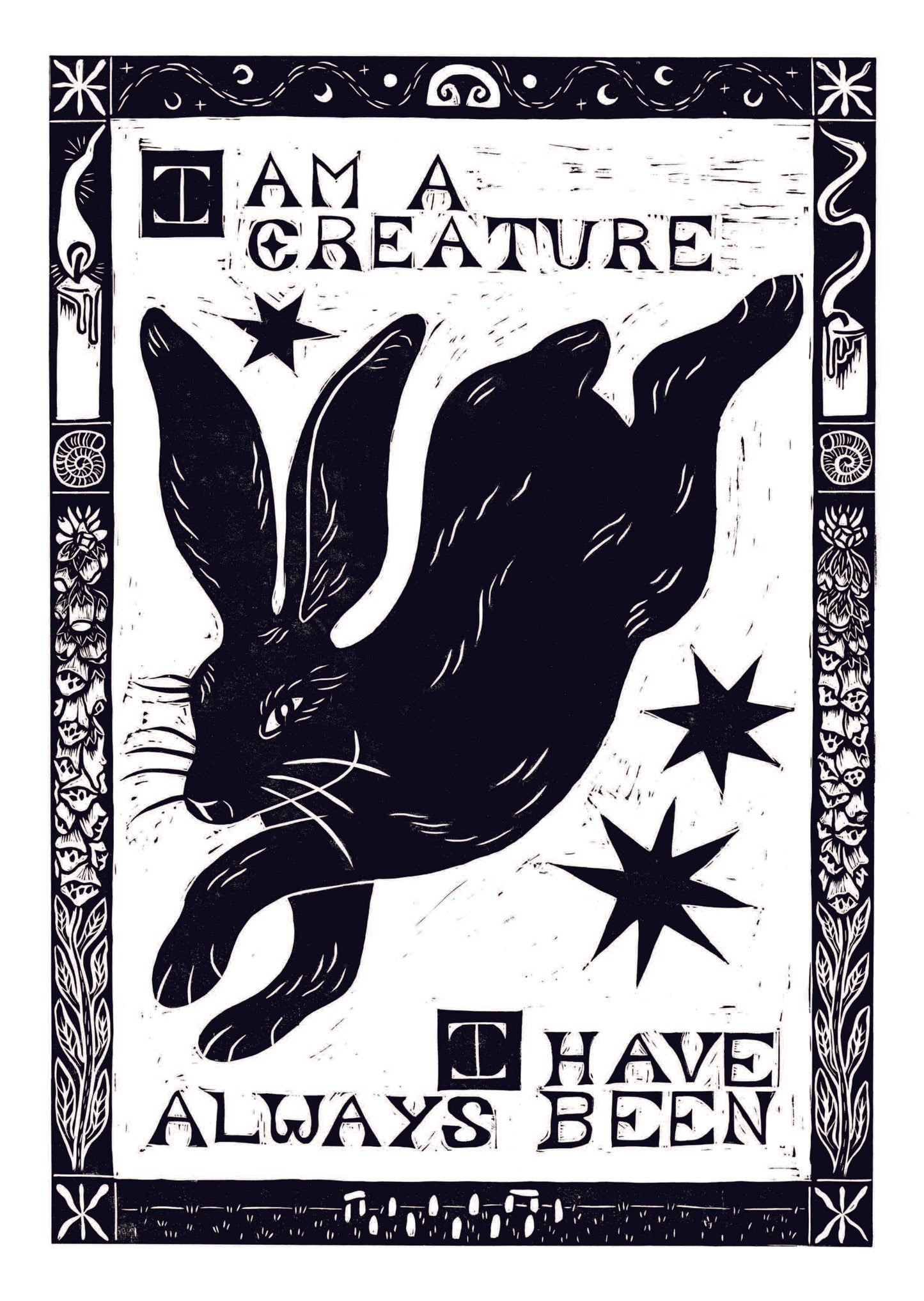 I am a creature, I have always been Giclée Art Print